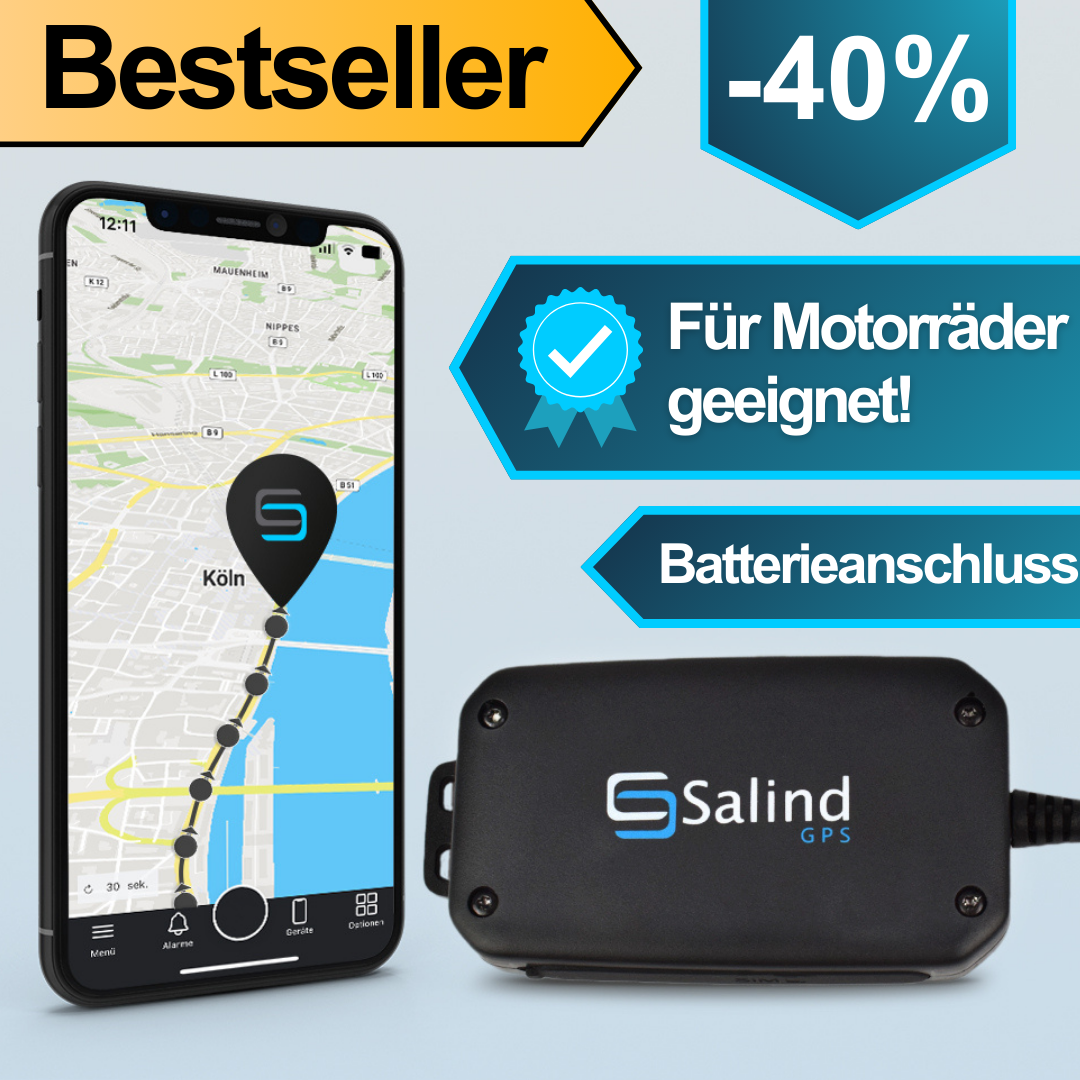 Salind 01 Bestseller Motorrad - GPS Tracker Motorrad - Tracking für´s Motorrad kaufen